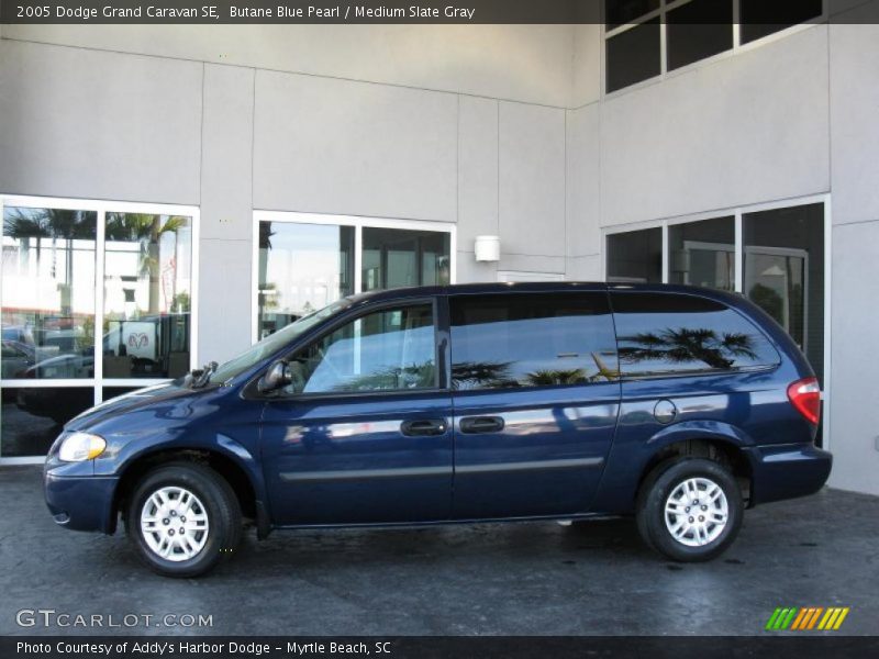 Butane Blue Pearl / Medium Slate Gray 2005 Dodge Grand Caravan SE