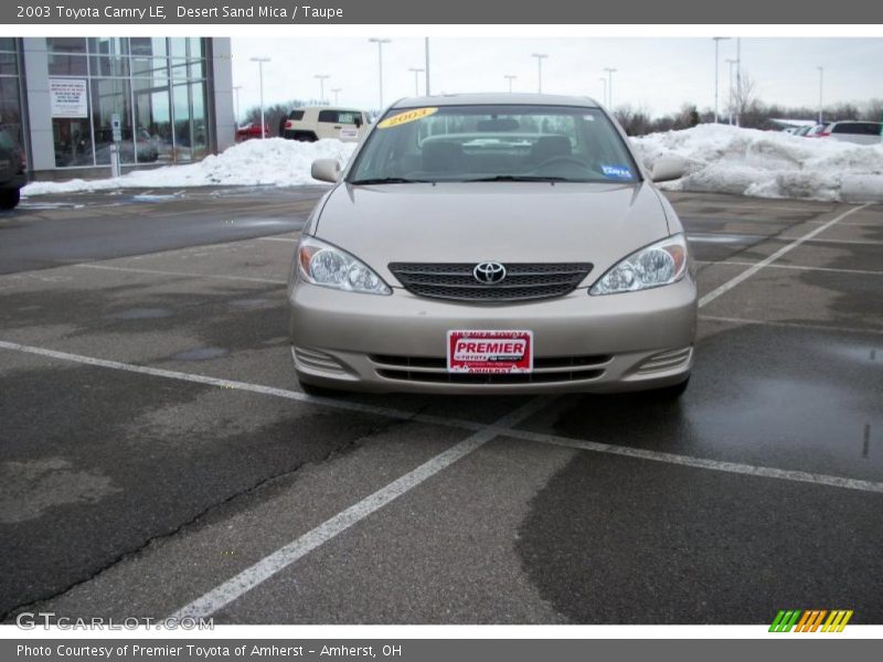 Desert Sand Mica / Taupe 2003 Toyota Camry LE