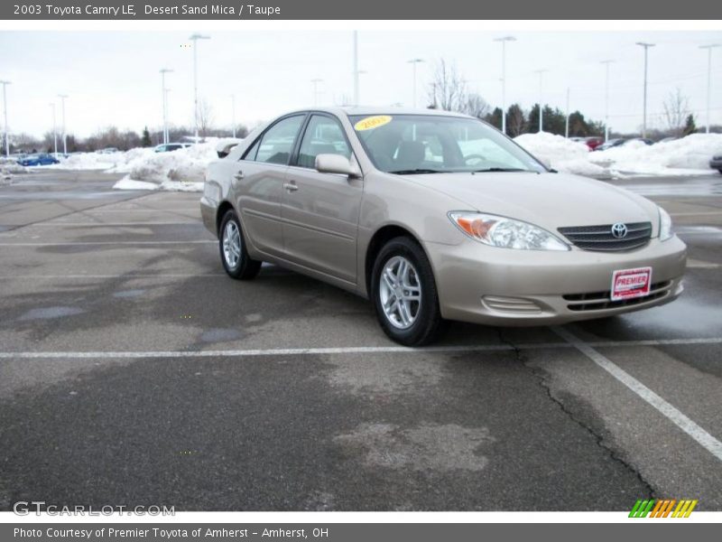 Desert Sand Mica / Taupe 2003 Toyota Camry LE