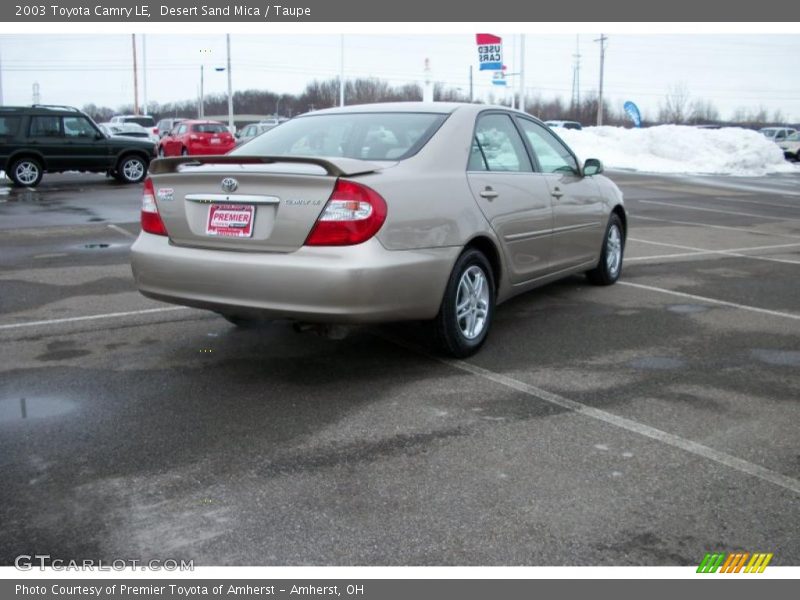 Desert Sand Mica / Taupe 2003 Toyota Camry LE