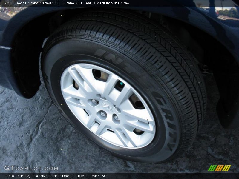 Butane Blue Pearl / Medium Slate Gray 2005 Dodge Grand Caravan SE