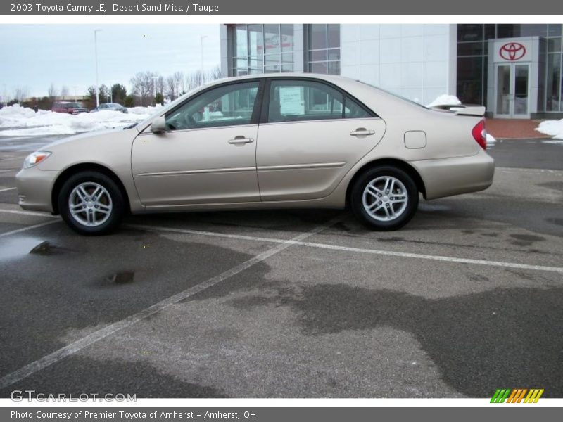 Desert Sand Mica / Taupe 2003 Toyota Camry LE