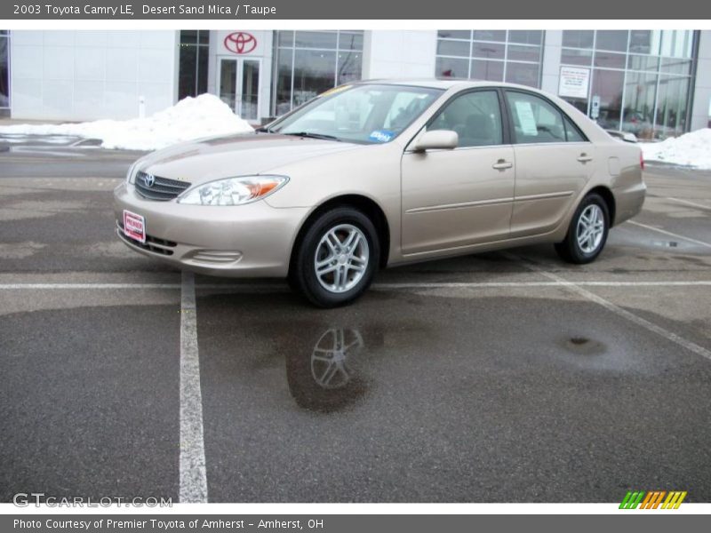 Desert Sand Mica / Taupe 2003 Toyota Camry LE