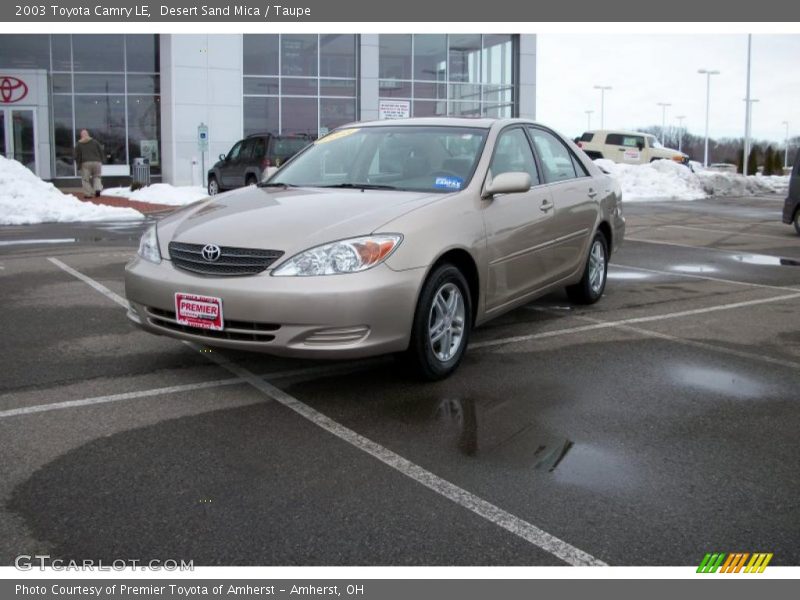 Desert Sand Mica / Taupe 2003 Toyota Camry LE