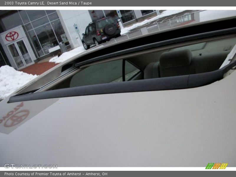 Desert Sand Mica / Taupe 2003 Toyota Camry LE