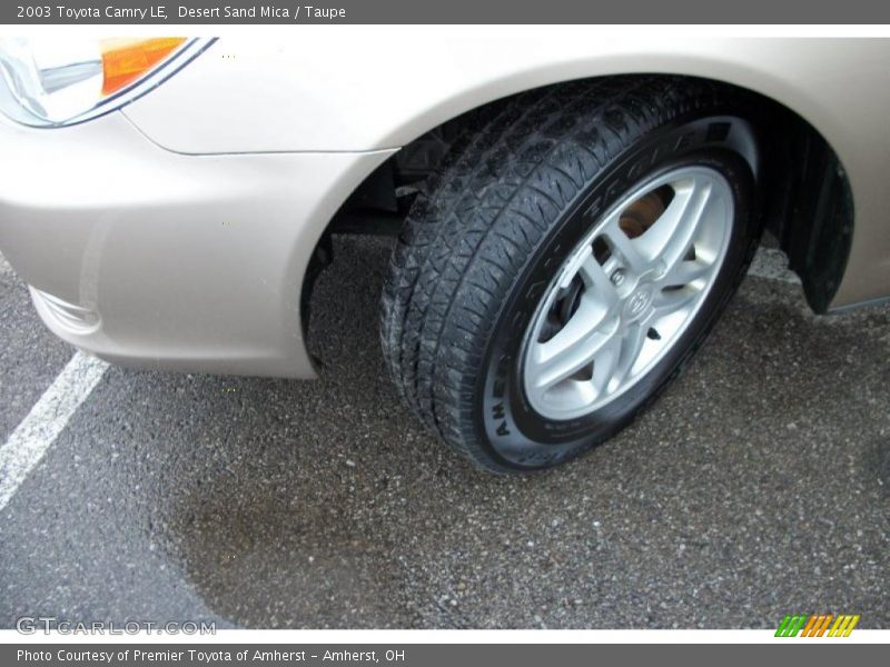Desert Sand Mica / Taupe 2003 Toyota Camry LE