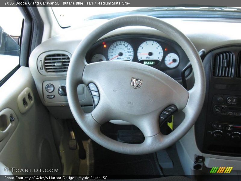 Butane Blue Pearl / Medium Slate Gray 2005 Dodge Grand Caravan SE