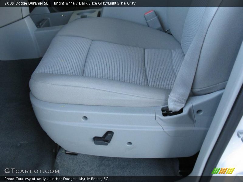 Bright White / Dark Slate Gray/Light Slate Gray 2009 Dodge Durango SLT