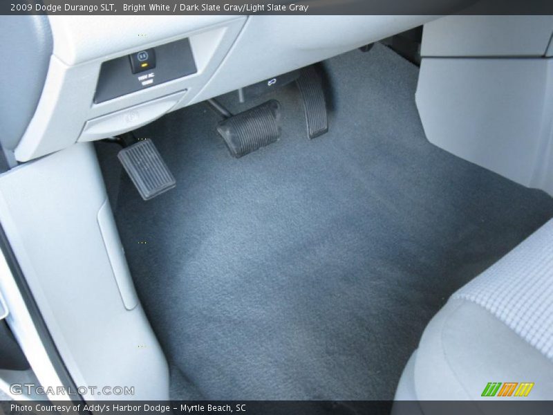 Bright White / Dark Slate Gray/Light Slate Gray 2009 Dodge Durango SLT