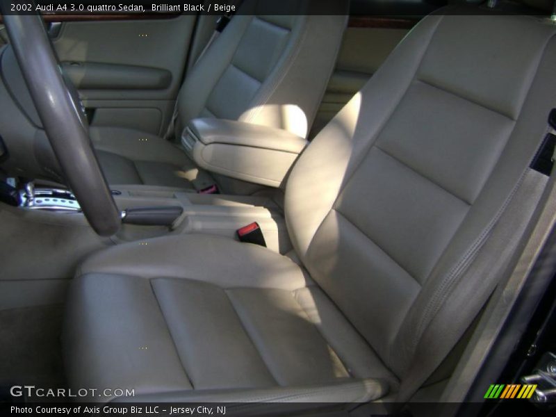 Brilliant Black / Beige 2002 Audi A4 3.0 quattro Sedan