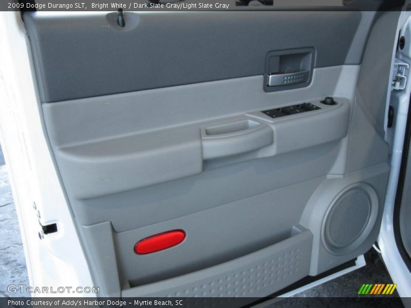 Bright White / Dark Slate Gray/Light Slate Gray 2009 Dodge Durango SLT