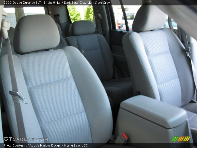 Bright White / Dark Slate Gray/Light Slate Gray 2009 Dodge Durango SLT