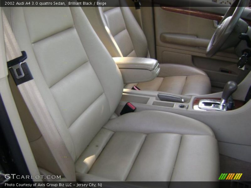 Brilliant Black / Beige 2002 Audi A4 3.0 quattro Sedan