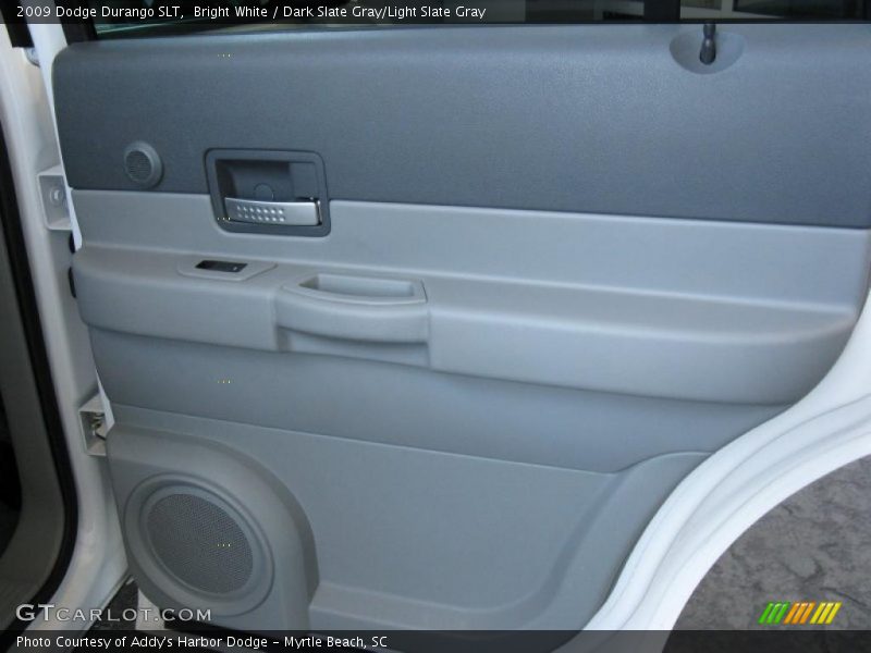 Bright White / Dark Slate Gray/Light Slate Gray 2009 Dodge Durango SLT
