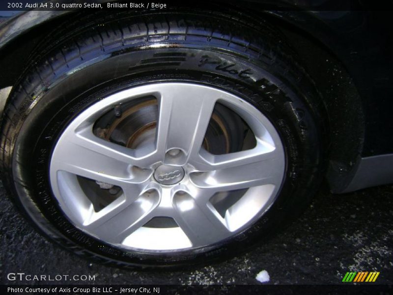 Brilliant Black / Beige 2002 Audi A4 3.0 quattro Sedan