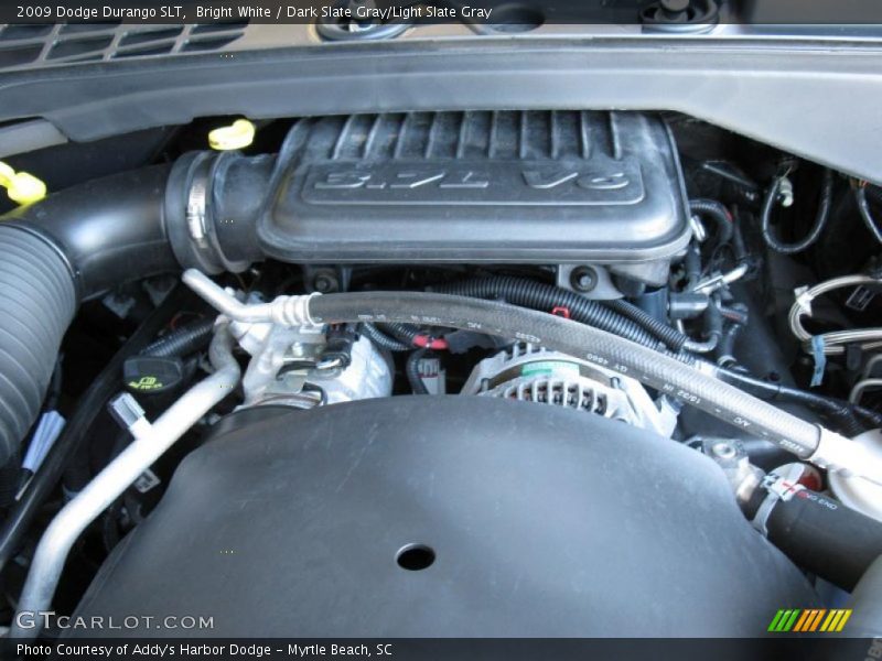 Bright White / Dark Slate Gray/Light Slate Gray 2009 Dodge Durango SLT