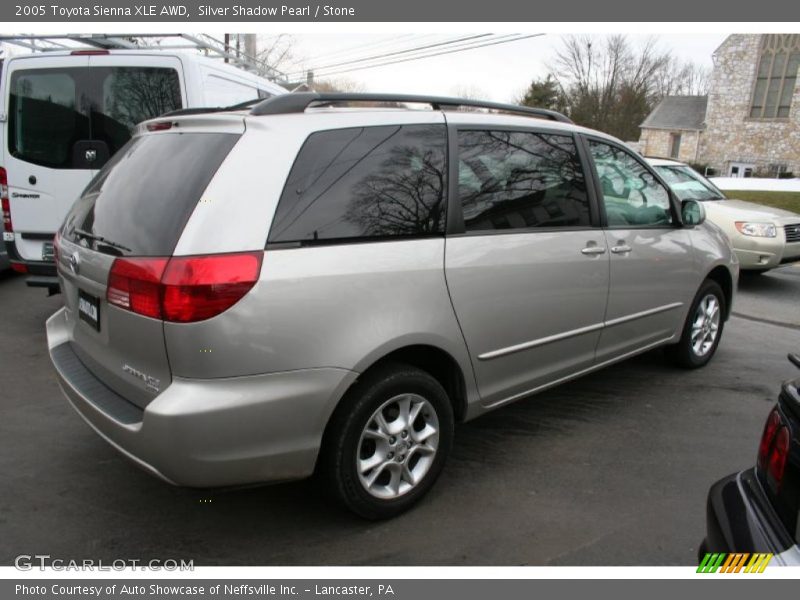 Silver Shadow Pearl / Stone 2005 Toyota Sienna XLE AWD