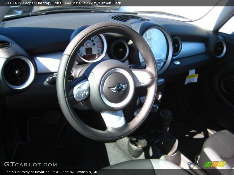 Pure Silver Metallic / Grey/Carbon Black 2010 Mini Cooper Hardtop