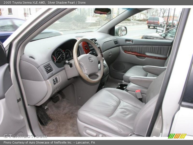 Silver Shadow Pearl / Stone 2005 Toyota Sienna XLE AWD