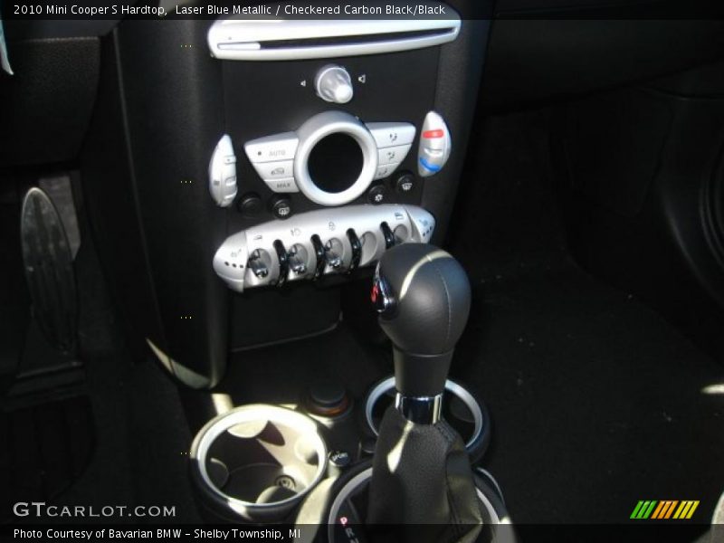 Laser Blue Metallic / Checkered Carbon Black/Black 2010 Mini Cooper S Hardtop