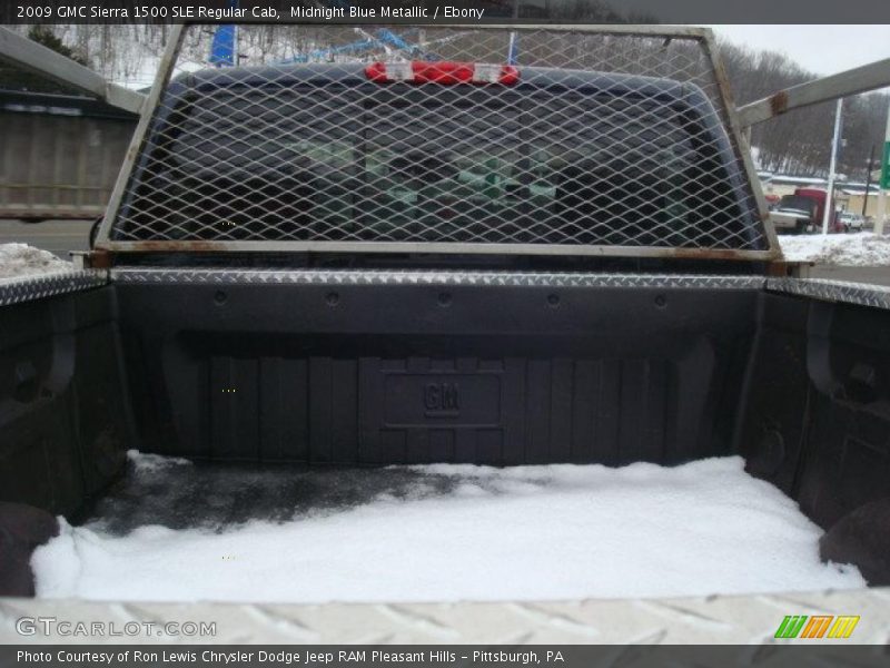 Midnight Blue Metallic / Ebony 2009 GMC Sierra 1500 SLE Regular Cab