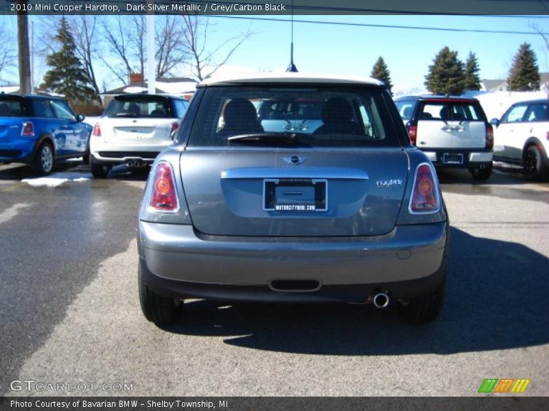 Dark Silver Metallic / Grey/Carbon Black 2010 Mini Cooper Hardtop
