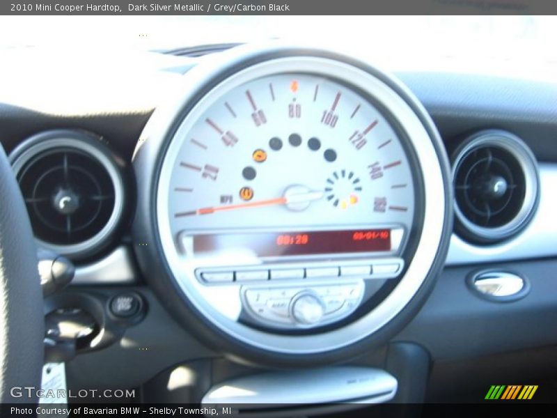 Dark Silver Metallic / Grey/Carbon Black 2010 Mini Cooper Hardtop