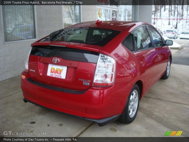 Barcelona Red Metallic / Gray 2006 Toyota Prius Hybrid