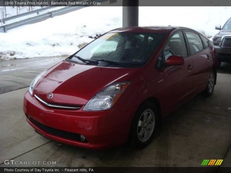 Barcelona Red Metallic / Gray 2006 Toyota Prius Hybrid