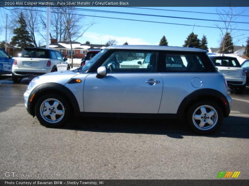 Pure Silver Metallic / Grey/Carbon Black 2010 Mini Cooper Hardtop