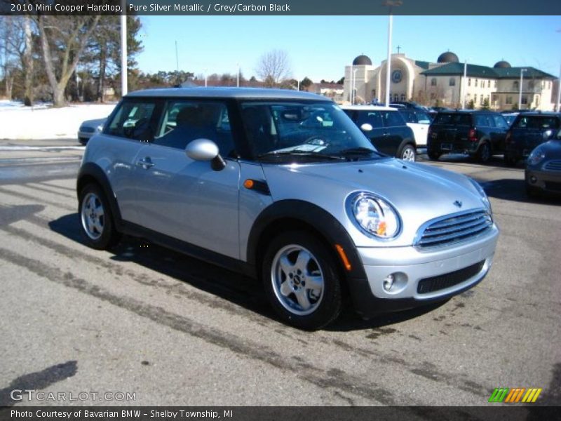Pure Silver Metallic / Grey/Carbon Black 2010 Mini Cooper Hardtop