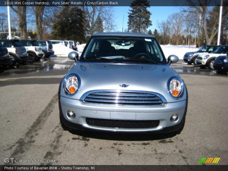 Pure Silver Metallic / Grey/Carbon Black 2010 Mini Cooper Hardtop