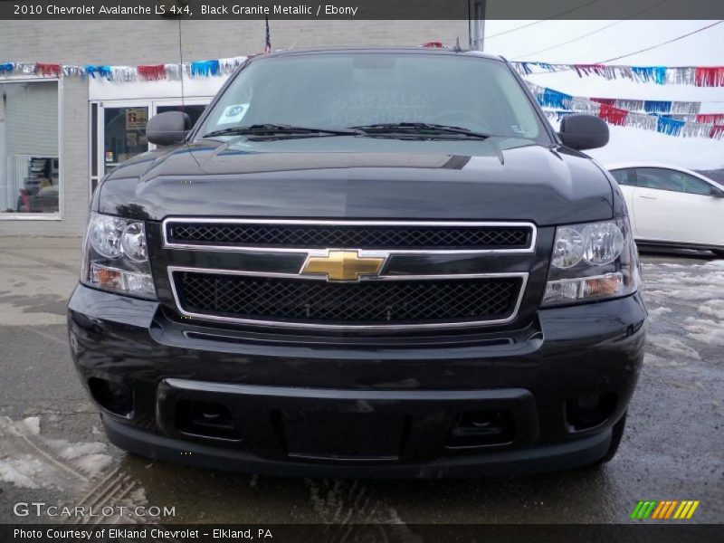 Black Granite Metallic / Ebony 2010 Chevrolet Avalanche LS 4x4