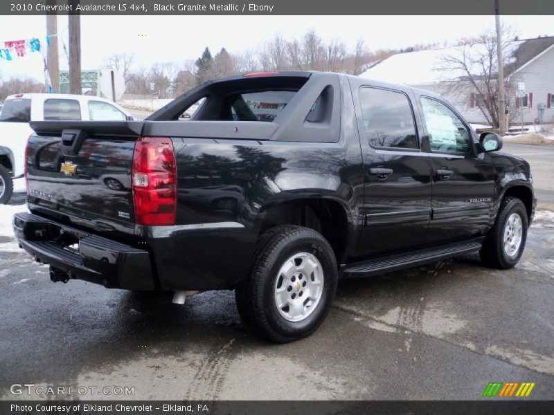 Black Granite Metallic / Ebony 2010 Chevrolet Avalanche LS 4x4