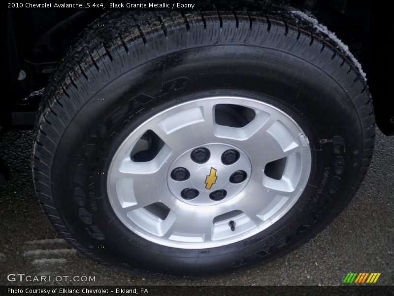 Black Granite Metallic / Ebony 2010 Chevrolet Avalanche LS 4x4
