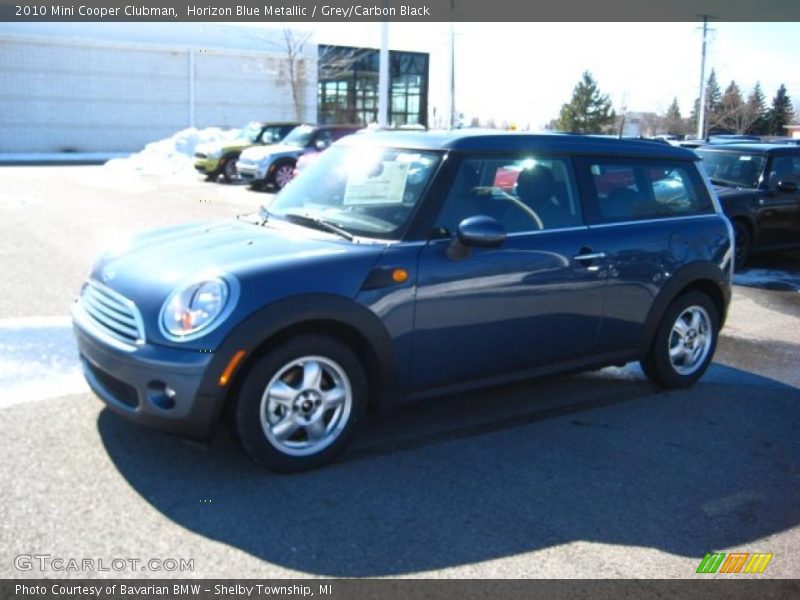 Horizon Blue Metallic / Grey/Carbon Black 2010 Mini Cooper Clubman