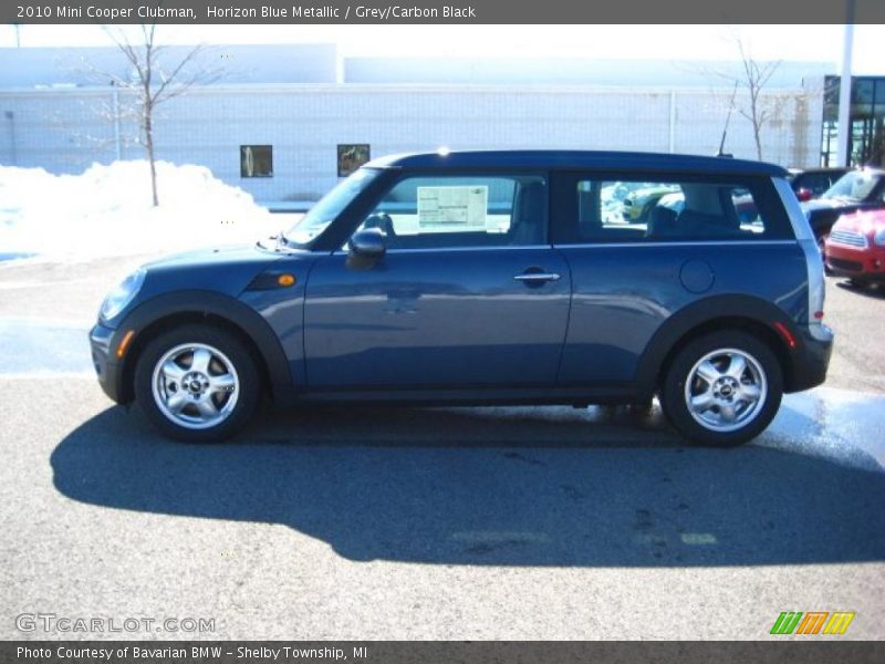 Horizon Blue Metallic / Grey/Carbon Black 2010 Mini Cooper Clubman