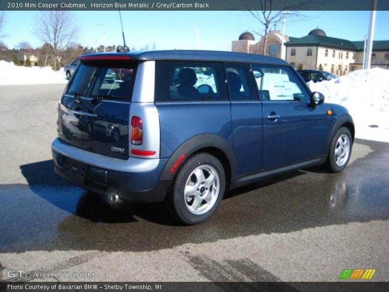 Horizon Blue Metallic / Grey/Carbon Black 2010 Mini Cooper Clubman