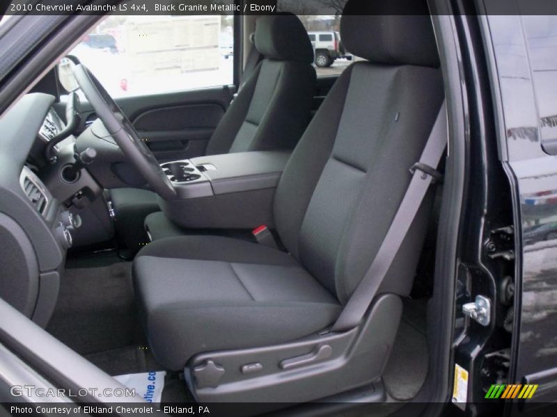 Black Granite Metallic / Ebony 2010 Chevrolet Avalanche LS 4x4