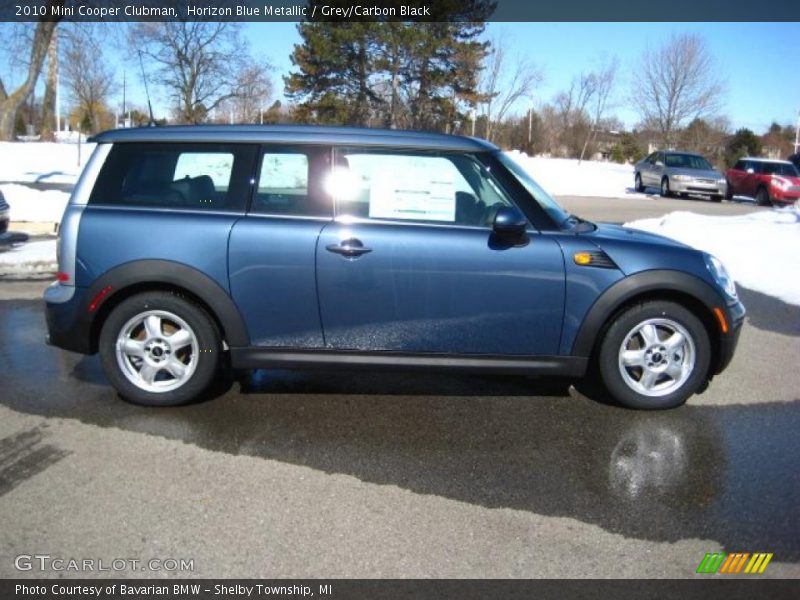 Horizon Blue Metallic / Grey/Carbon Black 2010 Mini Cooper Clubman