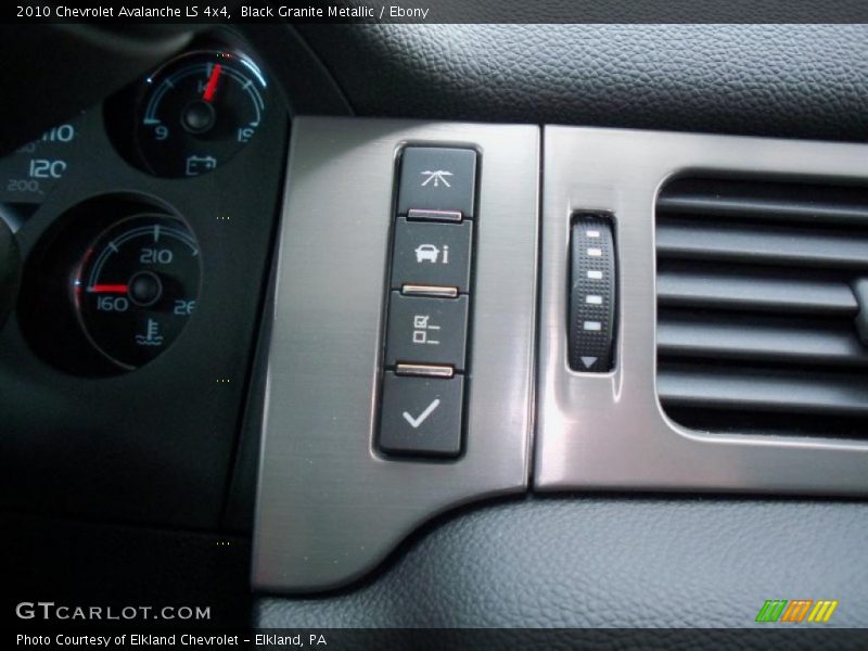Black Granite Metallic / Ebony 2010 Chevrolet Avalanche LS 4x4