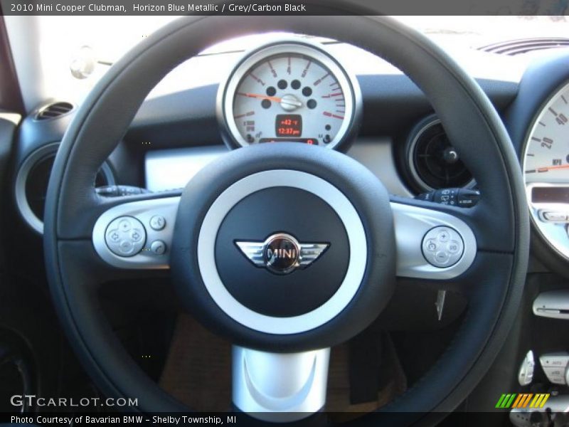 Horizon Blue Metallic / Grey/Carbon Black 2010 Mini Cooper Clubman