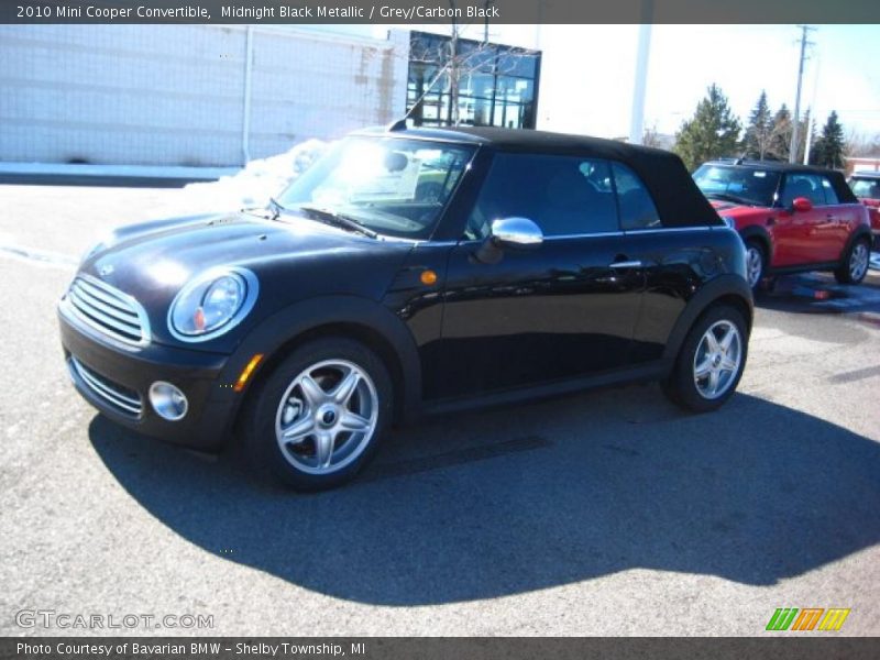 Midnight Black Metallic / Grey/Carbon Black 2010 Mini Cooper Convertible