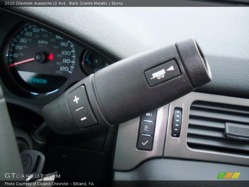 Black Granite Metallic / Ebony 2010 Chevrolet Avalanche LS 4x4