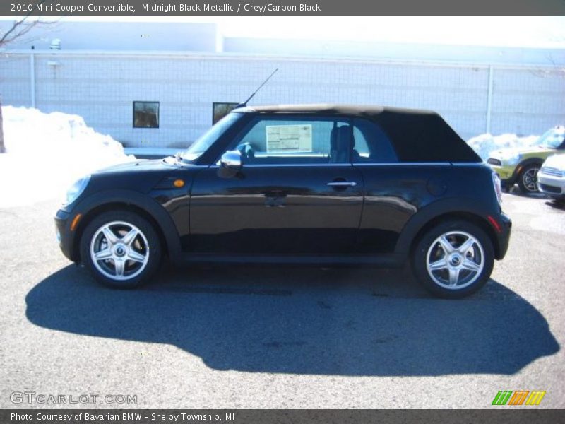 Midnight Black Metallic / Grey/Carbon Black 2010 Mini Cooper Convertible