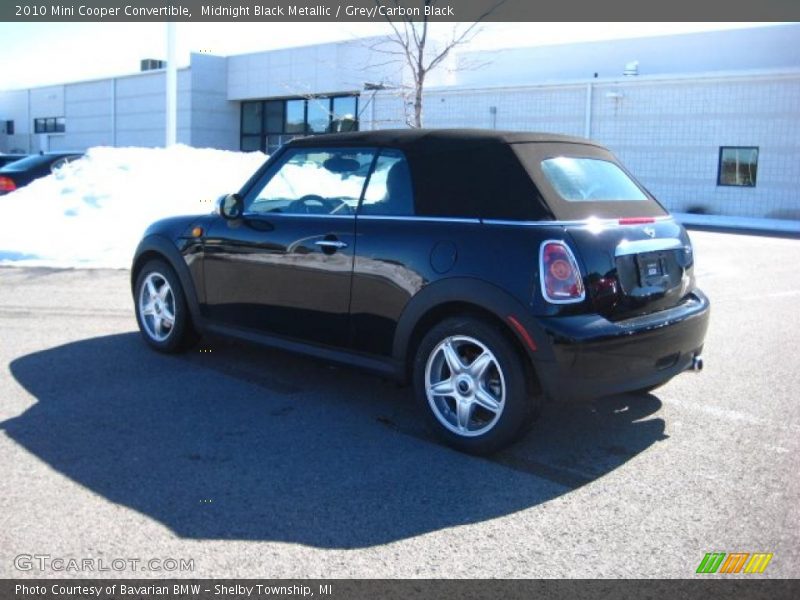 Midnight Black Metallic / Grey/Carbon Black 2010 Mini Cooper Convertible
