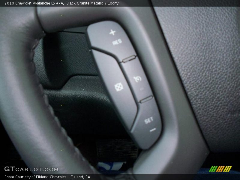 Black Granite Metallic / Ebony 2010 Chevrolet Avalanche LS 4x4
