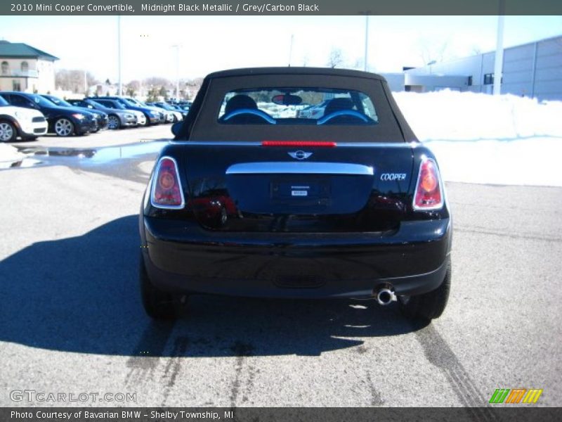Midnight Black Metallic / Grey/Carbon Black 2010 Mini Cooper Convertible