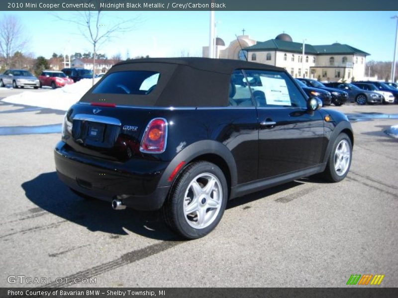 Midnight Black Metallic / Grey/Carbon Black 2010 Mini Cooper Convertible