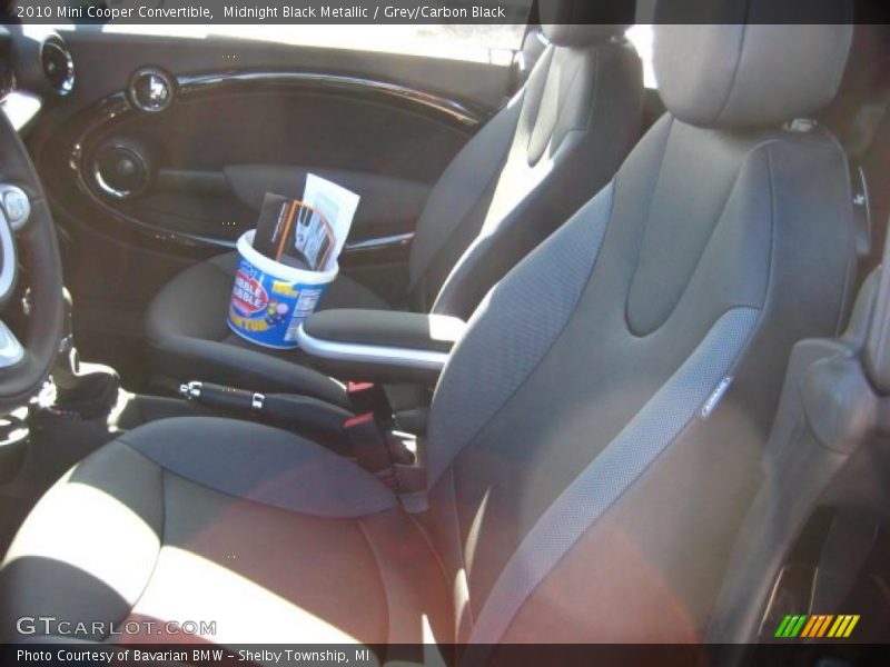 Midnight Black Metallic / Grey/Carbon Black 2010 Mini Cooper Convertible